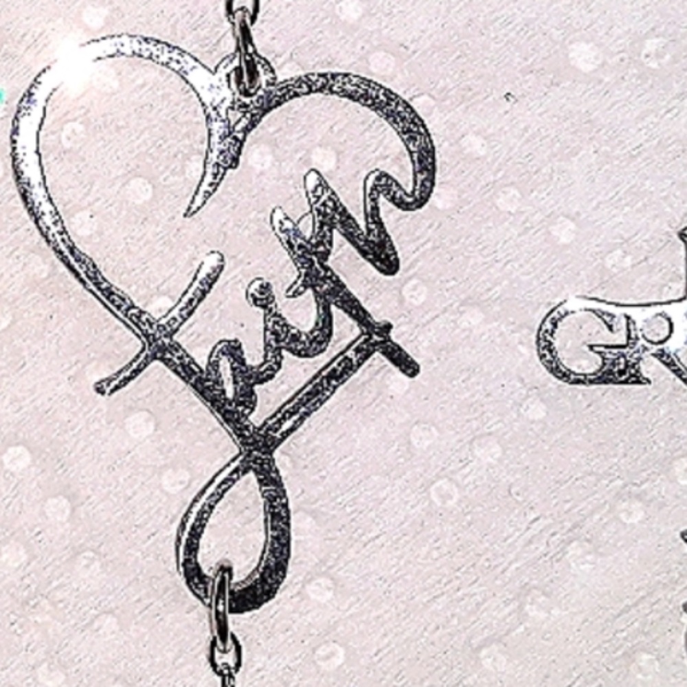 Cross Bracelet Silver‎ Charm (1 ) *FAITH long Charm on Adjustable chain NEW - Picture 11 of 11